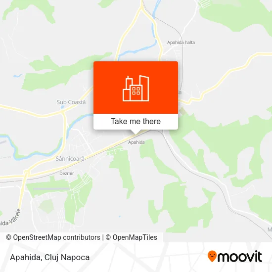 Apahida map