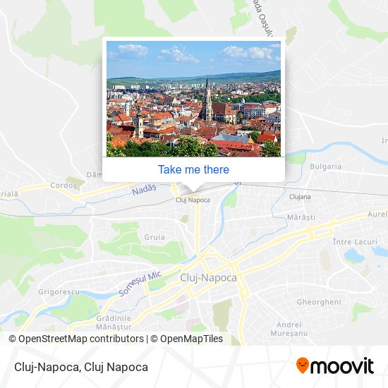 Cluj-Napoca map