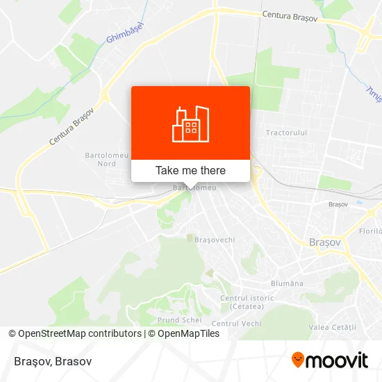 Braşov map