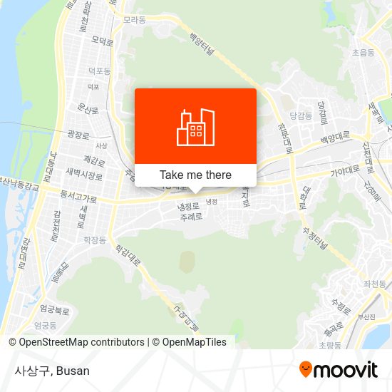 사상구 map