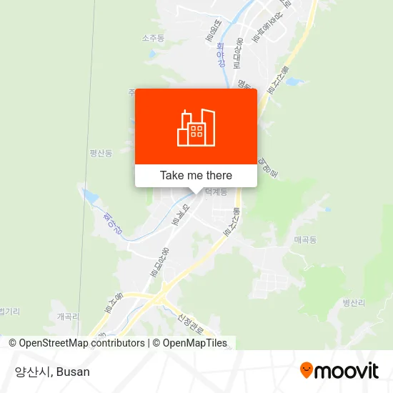 양산시 map