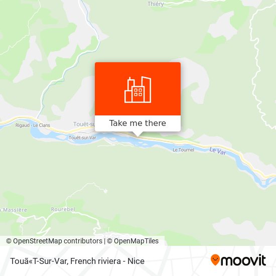 Touã«T-Sur-Var map