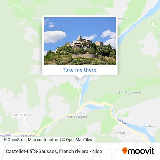 Castellet-Lã¨S-Sausses map