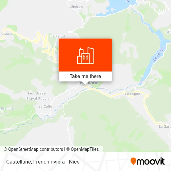 Castellane map