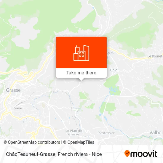 Chã¢Teauneuf-Grasse map