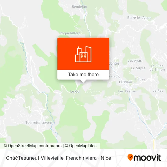 Chã¢Teauneuf-Villevieille map