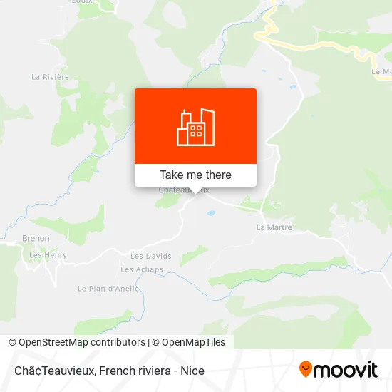 Chã¢Teauvieux map