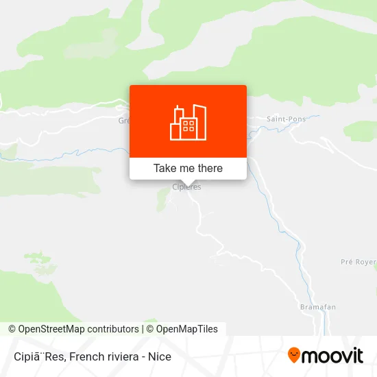 Cipiã¨Res map