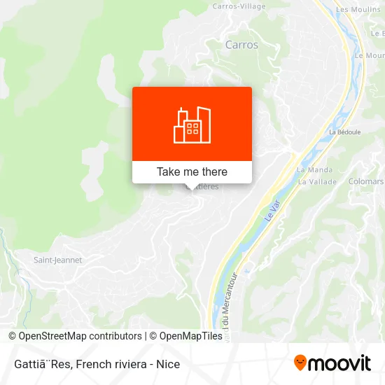Gattiã¨Res map