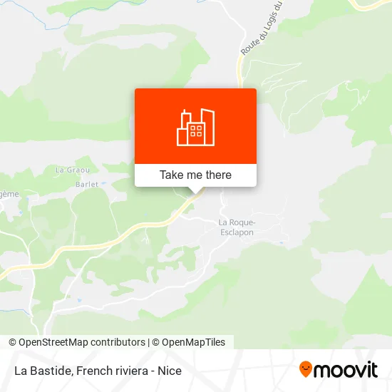 La Bastide map