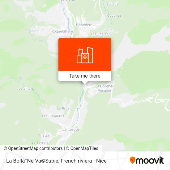 La Bollã¨Ne-Vã©Subie map