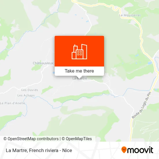 La Martre map