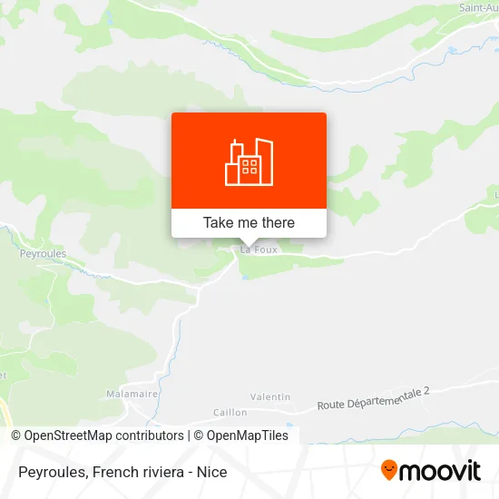 Peyroules map