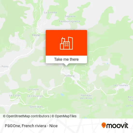 Pã©One map