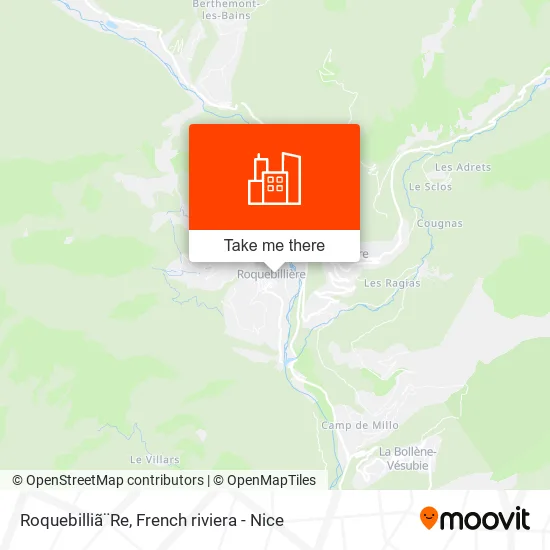 Roquebilliã¨Re map
