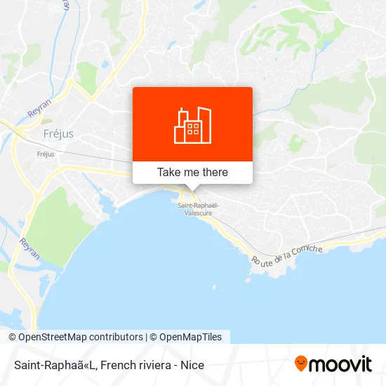 Saint-Raphaã«L map