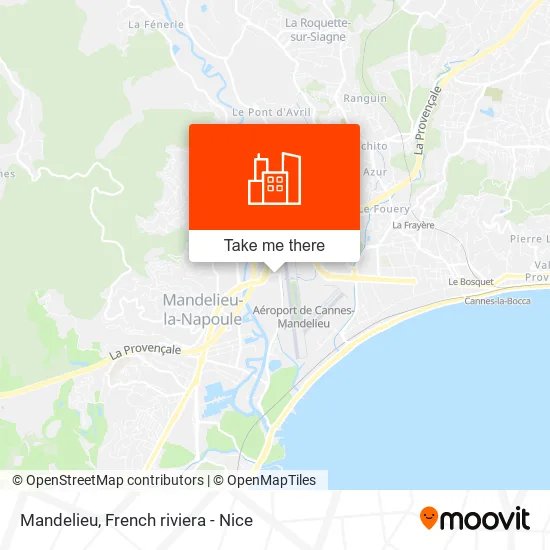 Mandelieu map