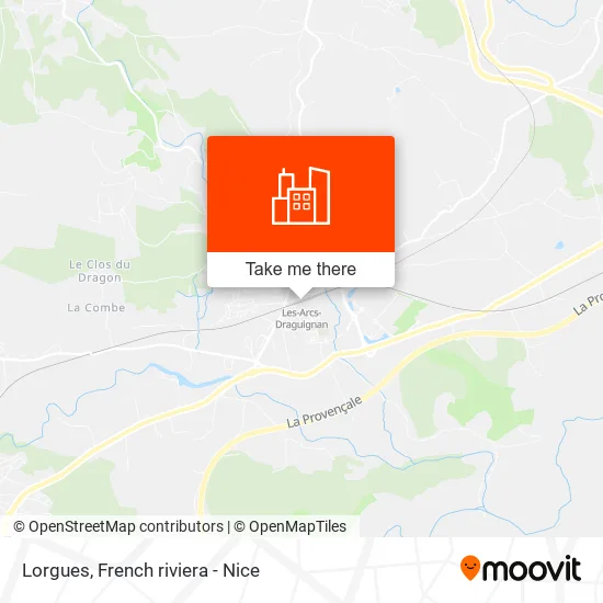 Lorgues map