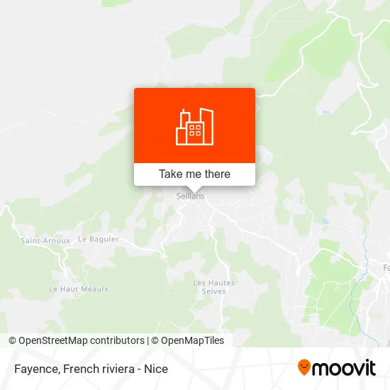 Fayence map