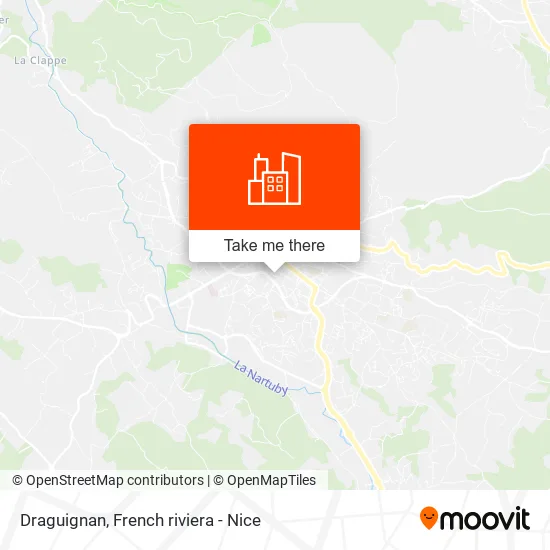 Draguignan map