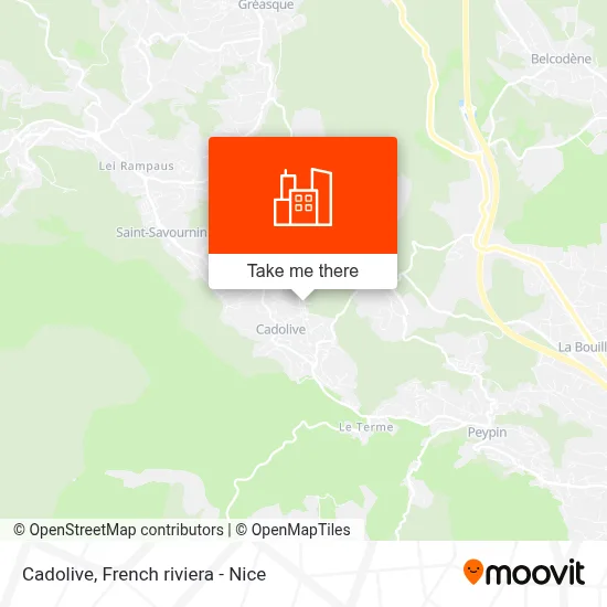 Cadolive map