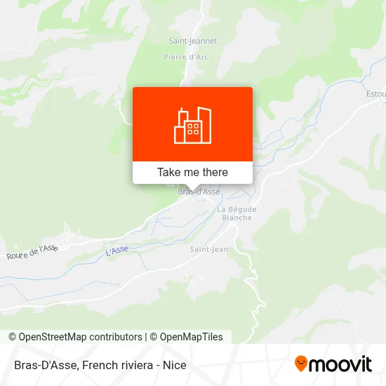 Bras-D'Asse map