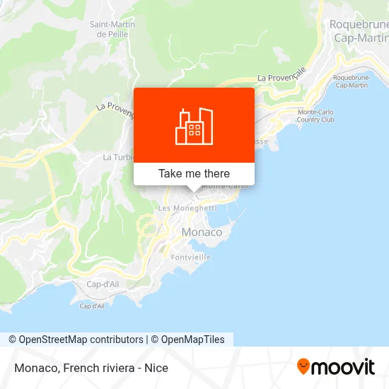 Monaco map