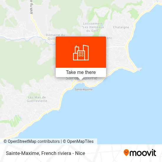 Sainte-Maxime map