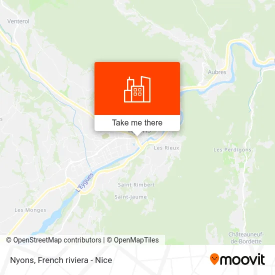 Nyons map