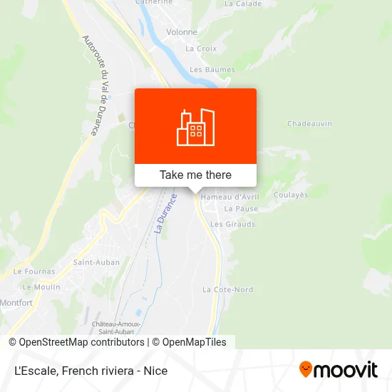 L'Escale map
