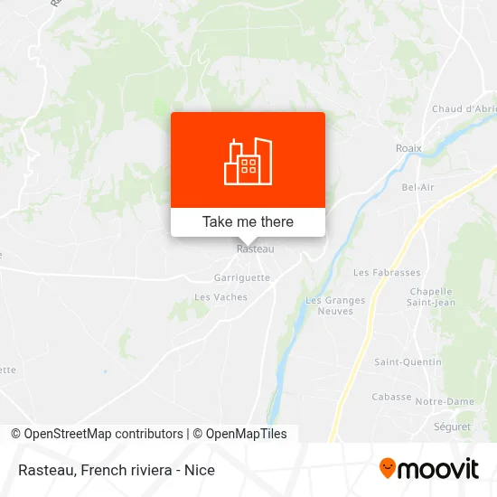 Rasteau map