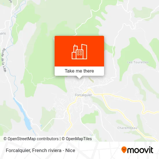 Forcalquier map
