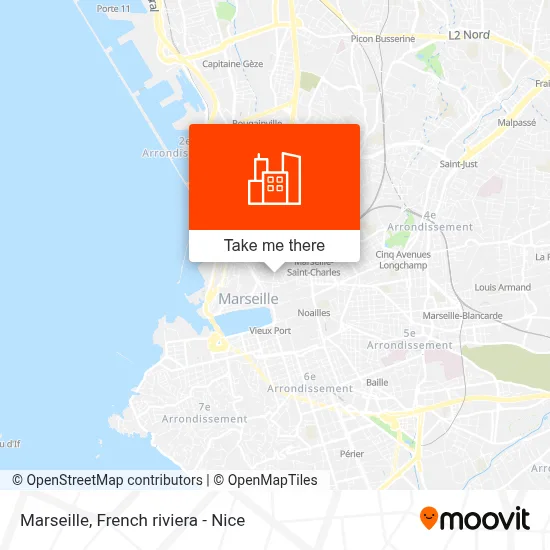Marseille map