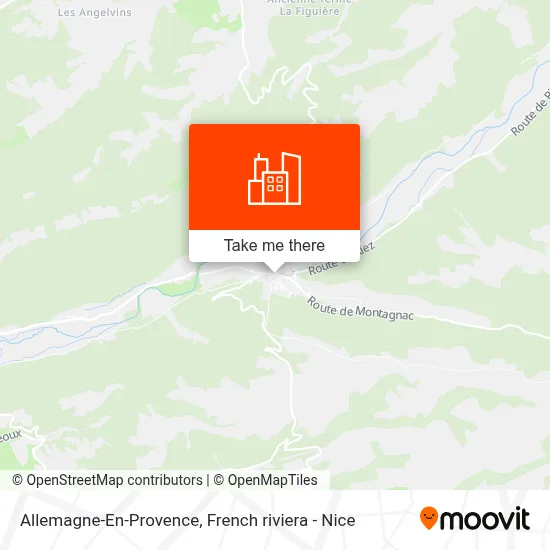 Allemagne-En-Provence map