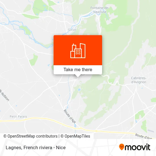 Lagnes map