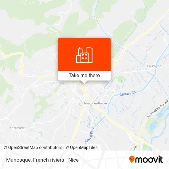Manosque map