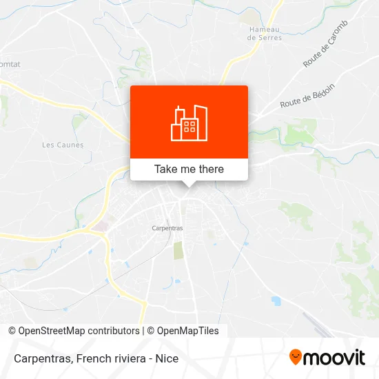 Carpentras map