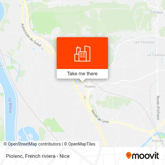 Piolenc map