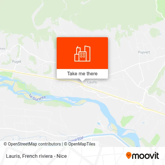 Lauris map