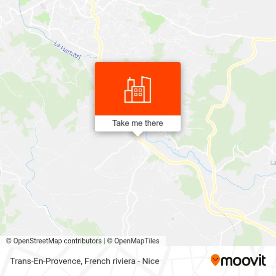 Trans-En-Provence map