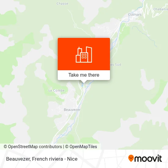 Beauvezer map