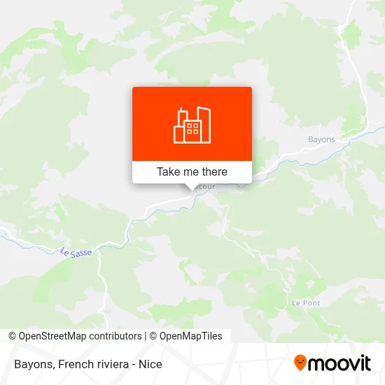 Bayons map