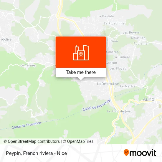 Peypin map
