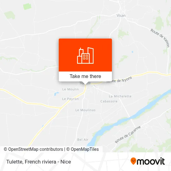 Tulette map
