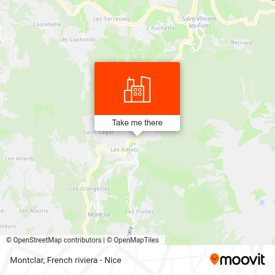 Montclar map