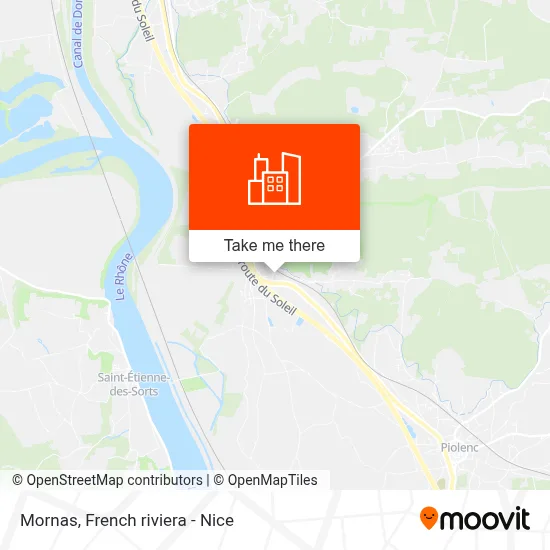 Mornas map