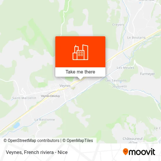 Veynes map