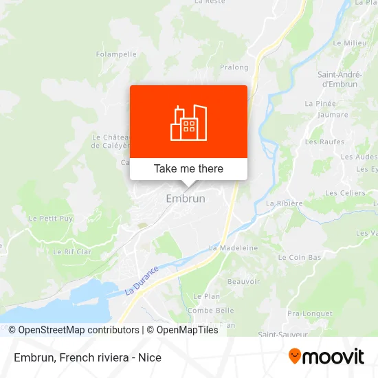 Embrun map