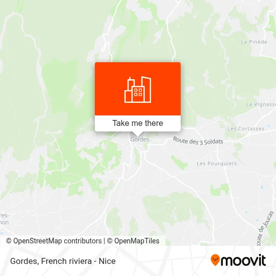 Gordes map