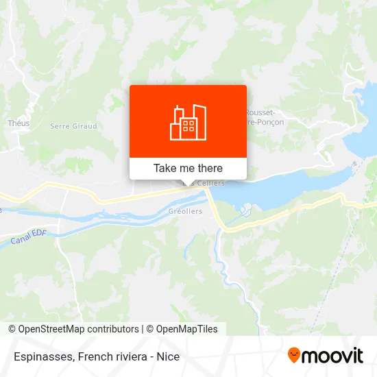 Espinasses map